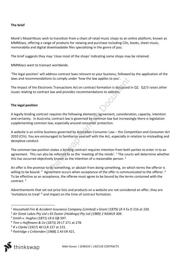 case study of contract law