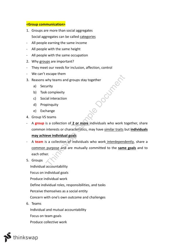 interpersonal skills including communication skills notes