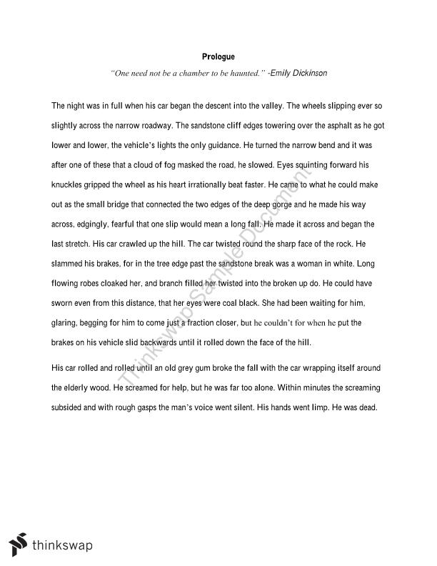 creative writing gothic story examples