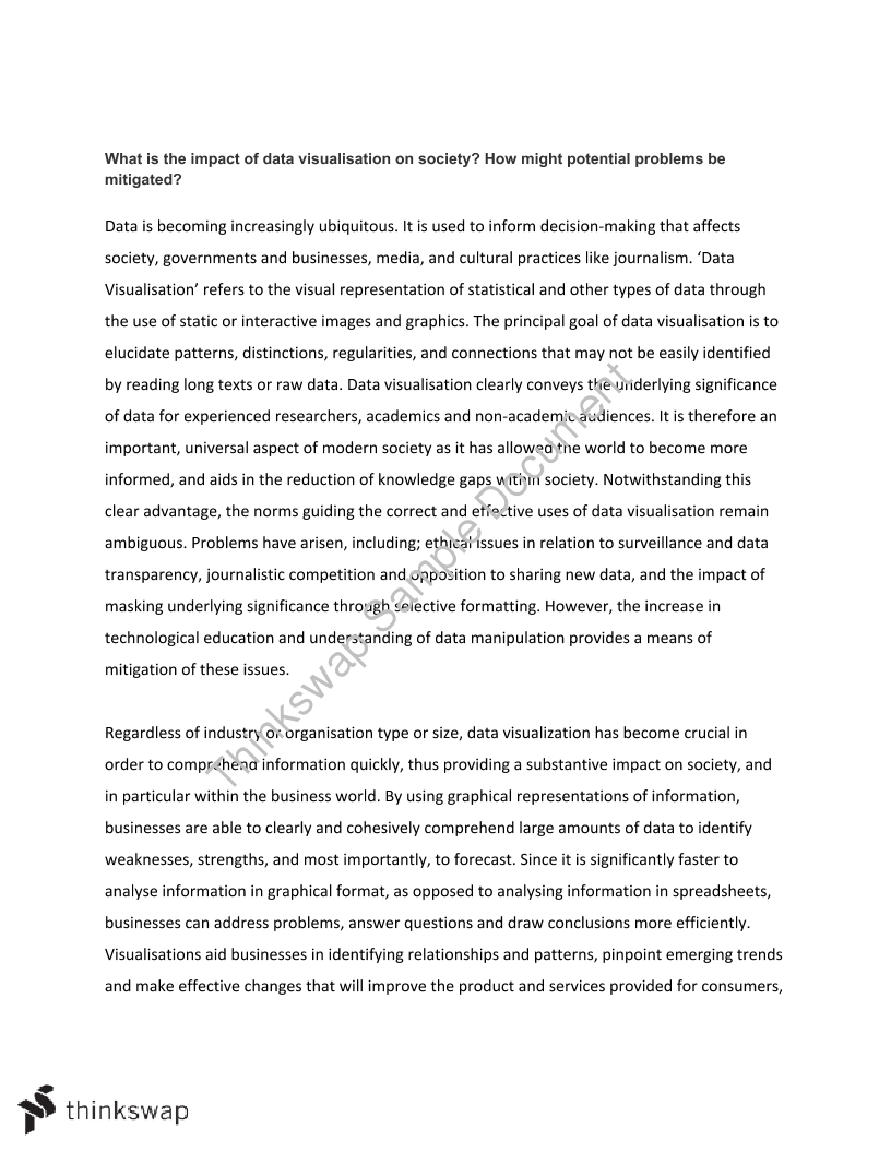 secondary data research essay