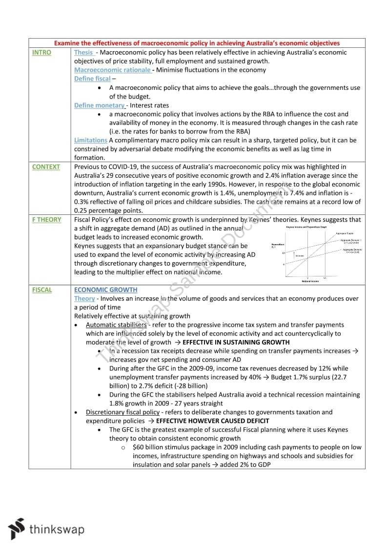 essay outline economics