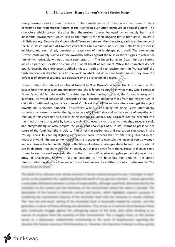  Short story Analysis Essay Example Free Short Story Essays And 