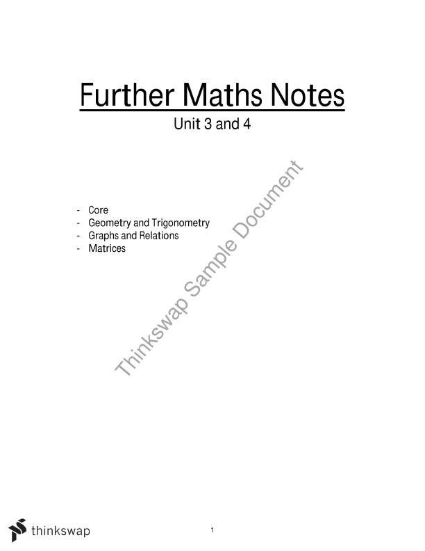 ACT-Math Exam Revision Plan