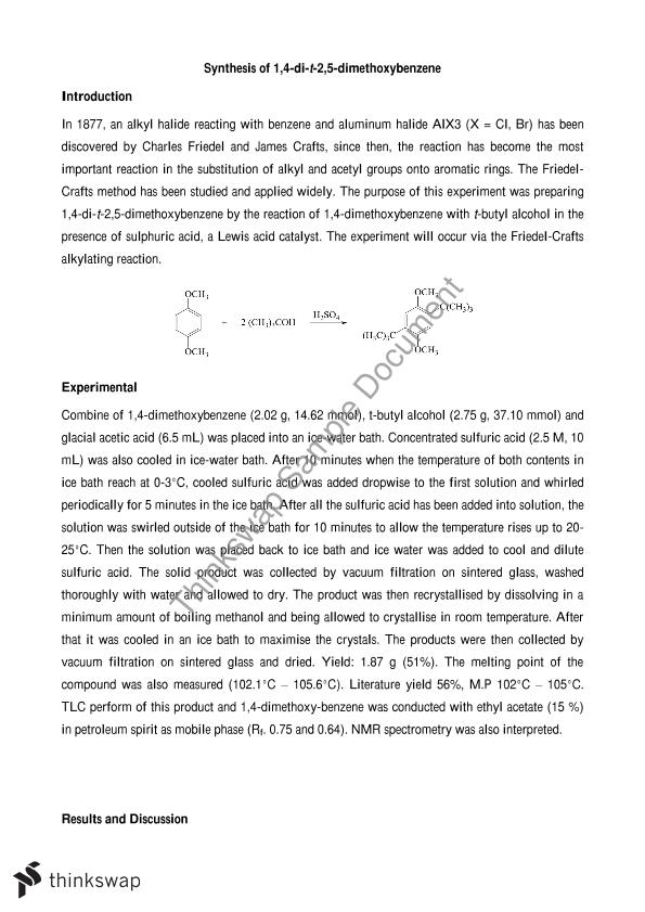 Experimental Chemistry | CHEM2054 - Experimental Chemistry - UQ | Thinkswap