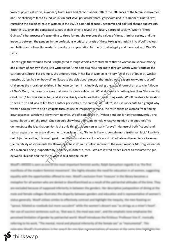 Virginia Woolf Application Essay | blogger.com