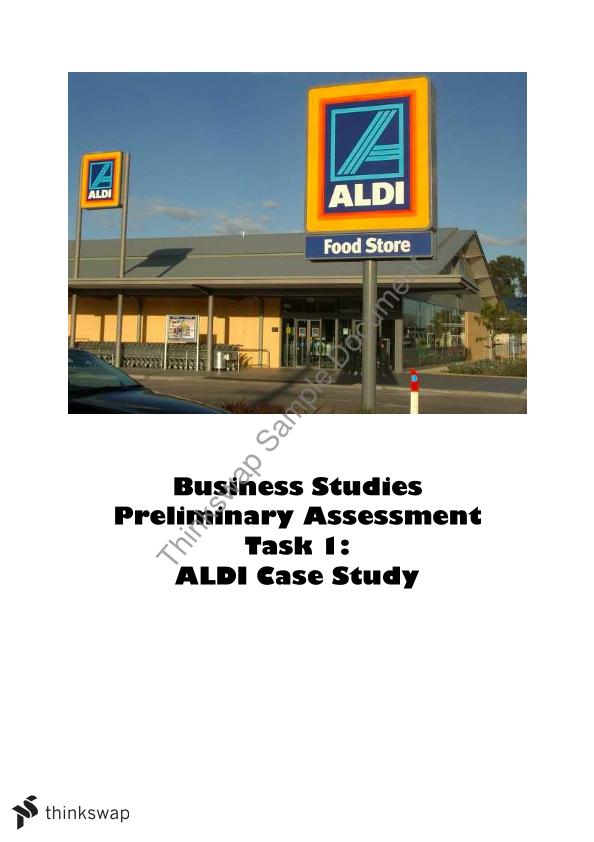Aldi Company Case Study