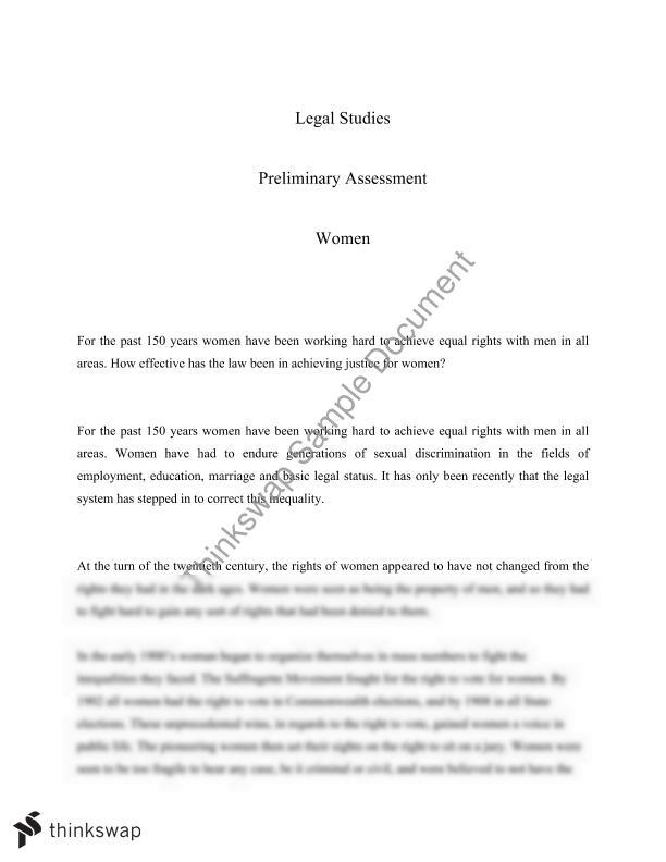 good title for women's rights essay