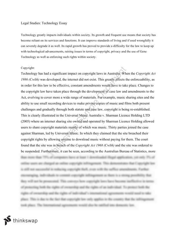 essay on technology trends