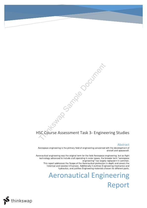 aerospace engineering research papers
