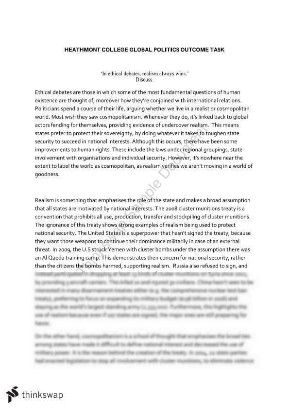global issues essay introduction