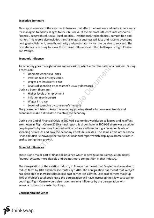 how to mark business studies essay