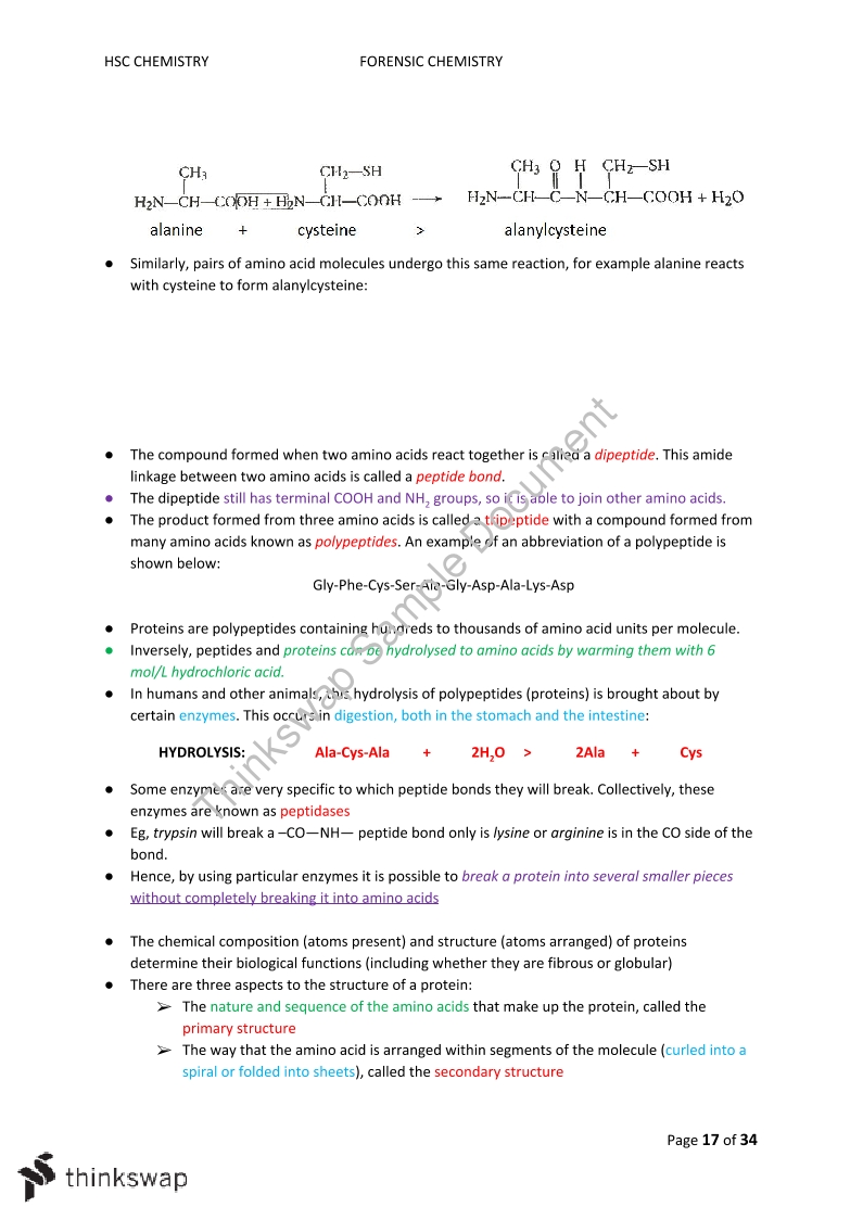 forensic chemistry essay