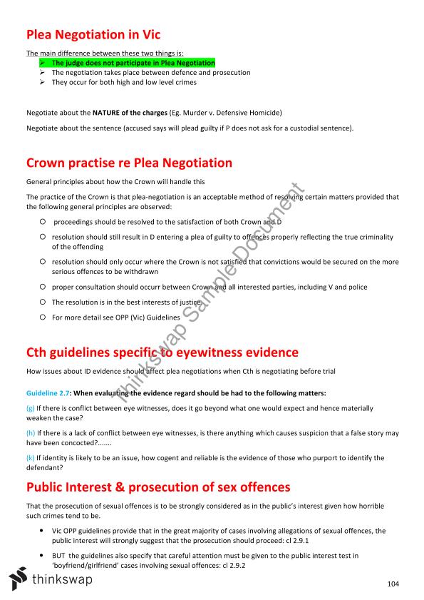 Criminal Procedure Notes | MLL218 - Criminal Procedure ...