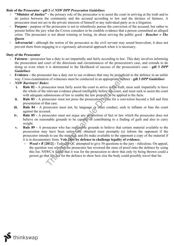 Complete CCP Notes | LAWS1014 - Civil and Criminal Procedure | Thinkswap