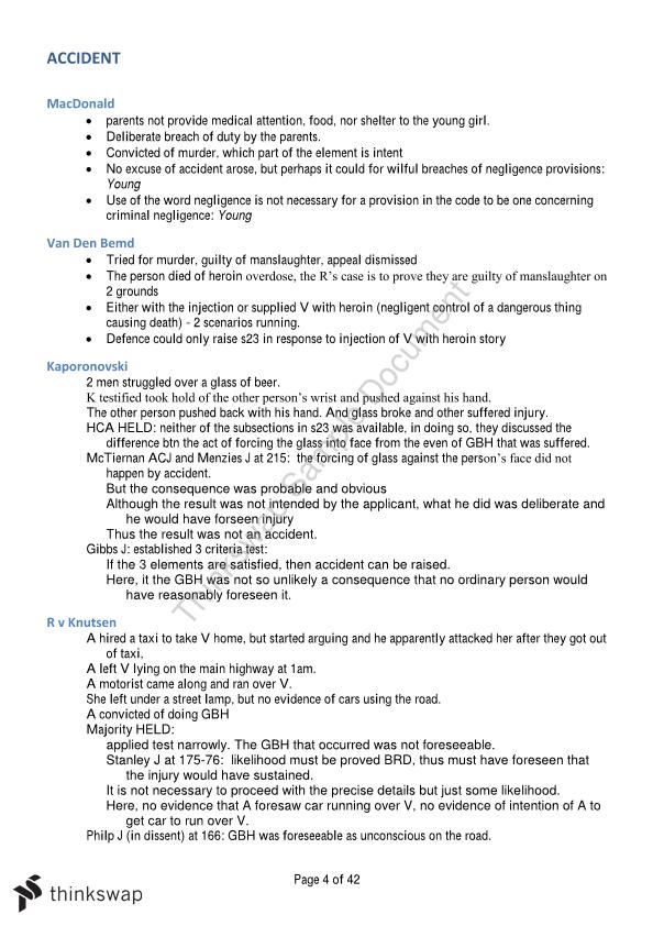 criminal law case study examples uk