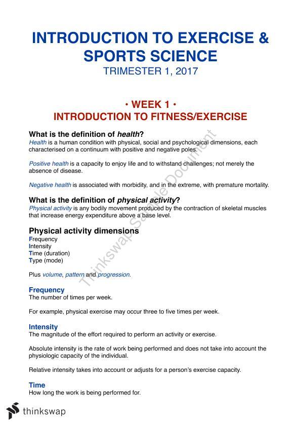 dissertation ideas for sport and exercise science