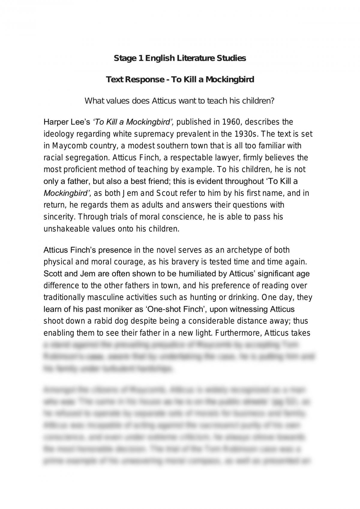 to kill a mockingbird theme essay pdf