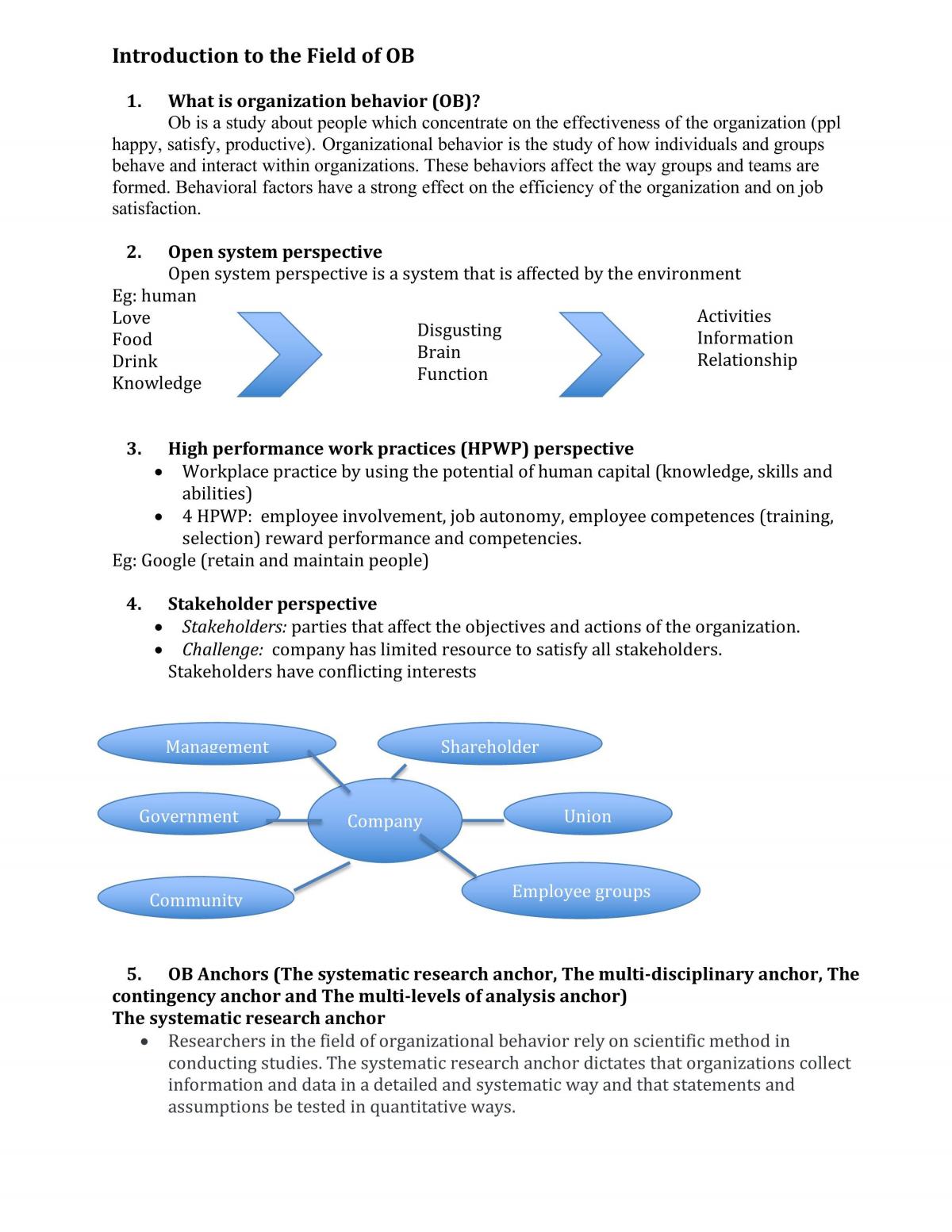 BUSM1094 Summary Notes | BUSM1094 - Organisational Behaviour - RMIT ...