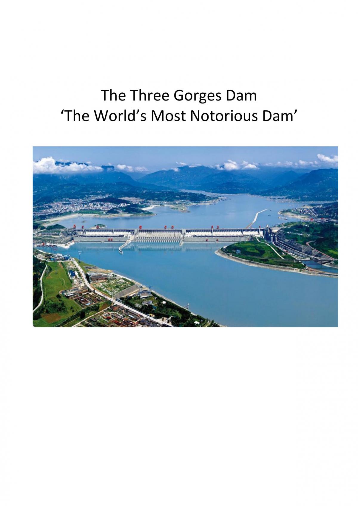 three gorges dam case study