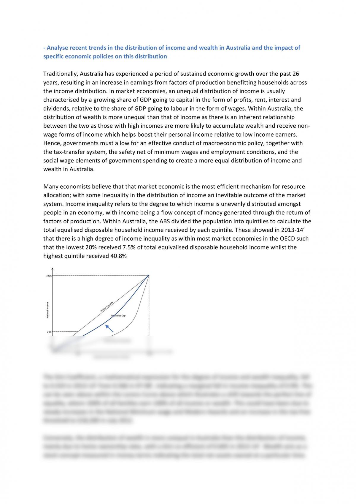 write a summary of the essay the new economic policy