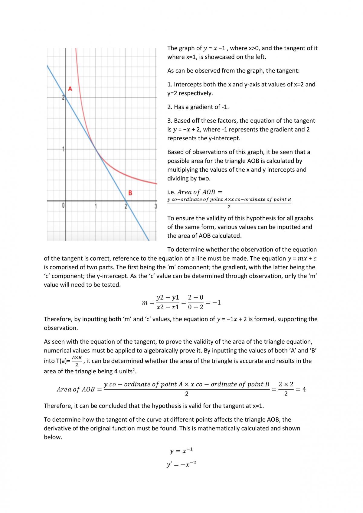 Tangents to Graphs DI | Mathematical Methods - Year 12 SACE | Thinkswap