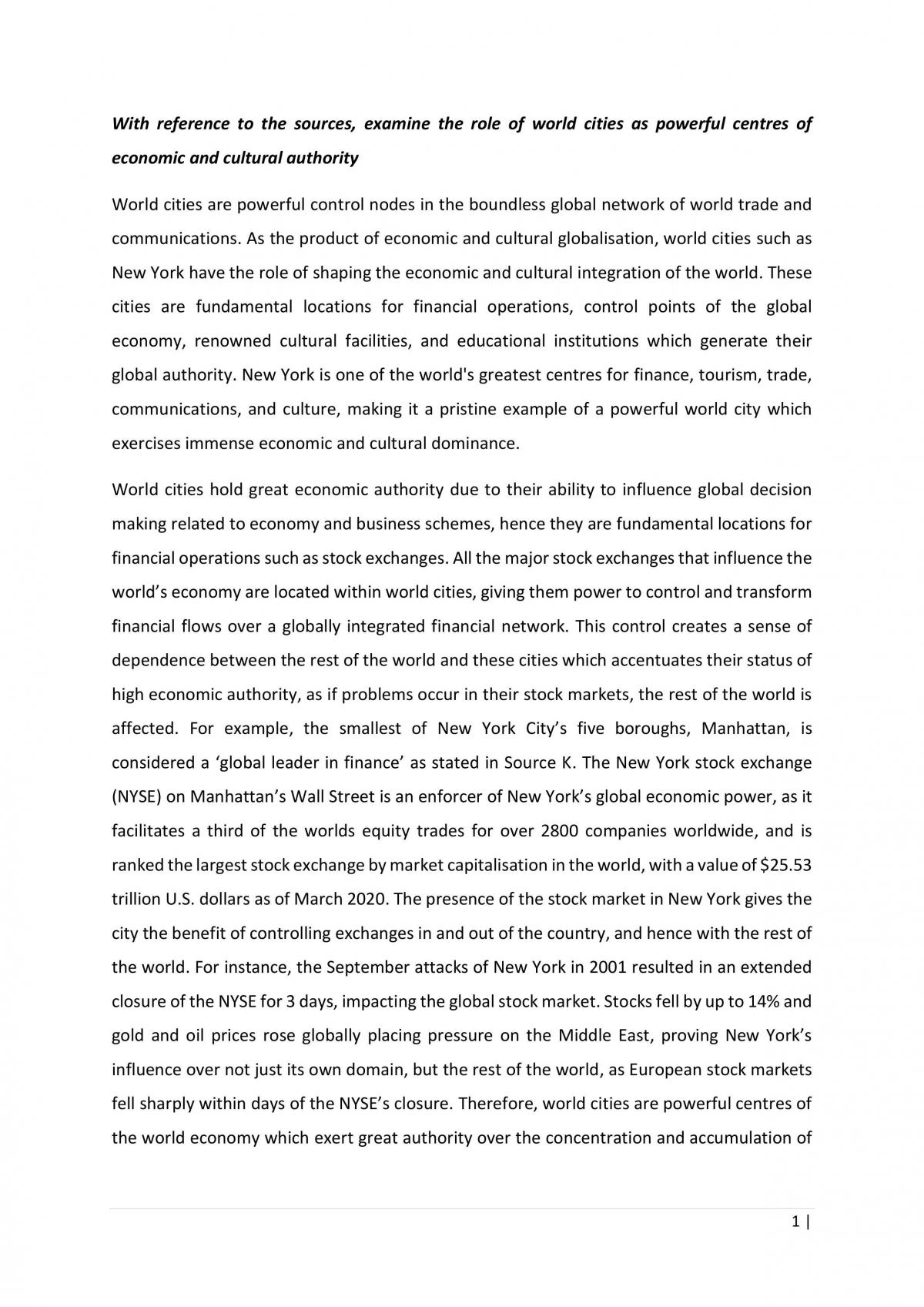 geography hsc essay structure