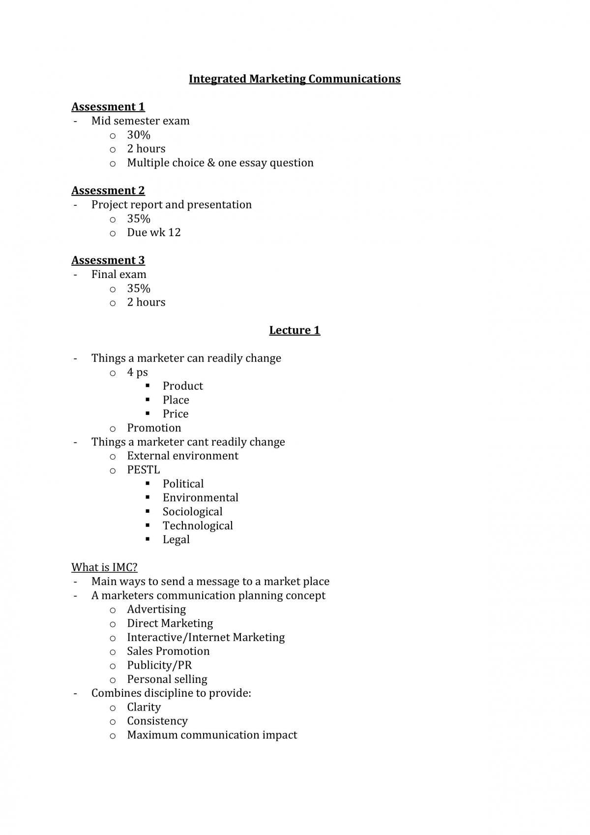 Integrated Marketing Comunication Lecture3