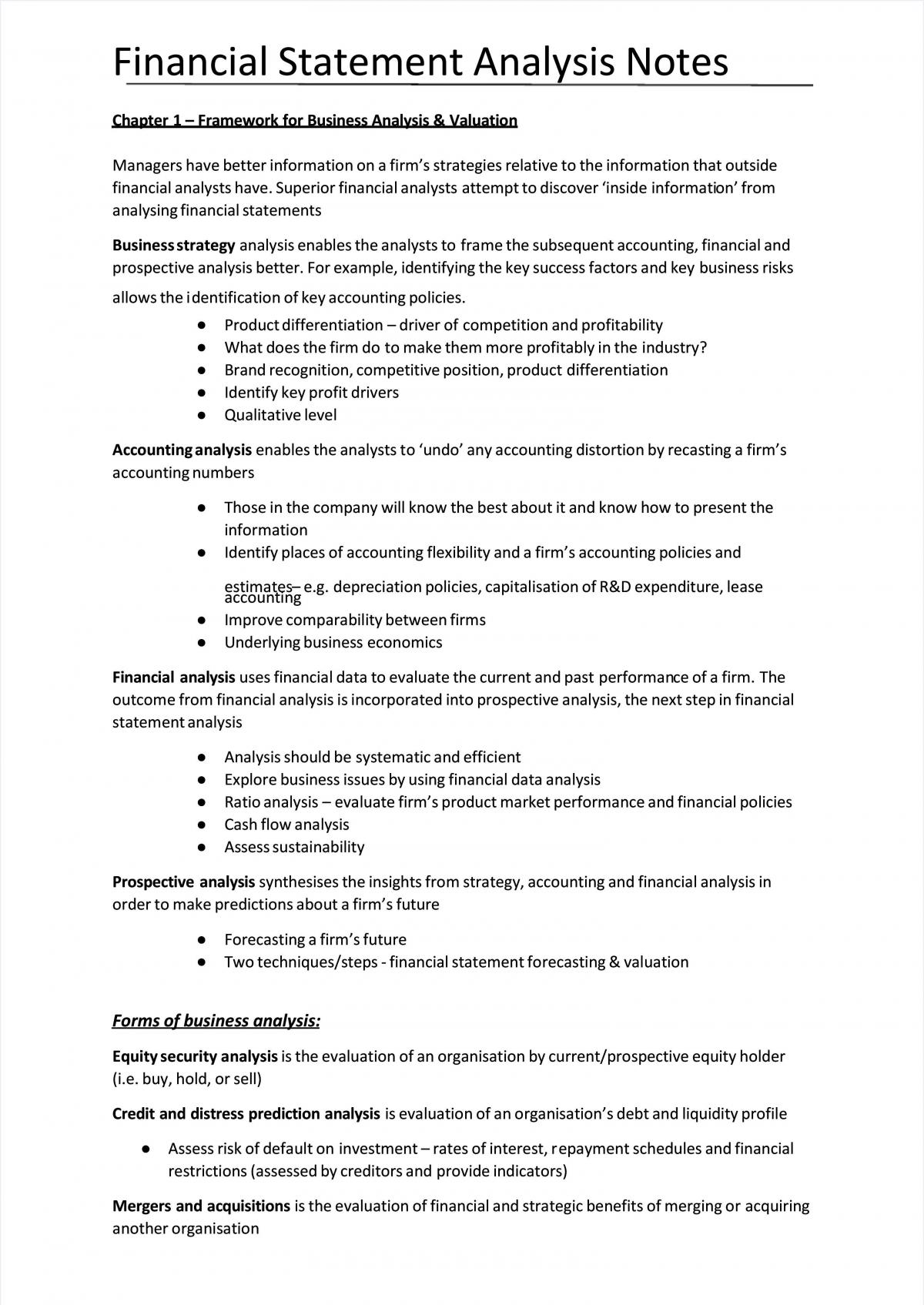 financial-statement-analysis-notes-eppa2923-financial-statement