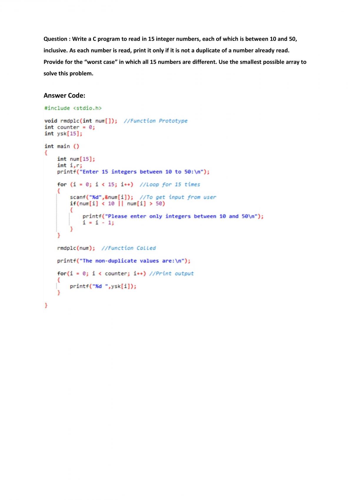 Basic C Programming Language Overview With Example Emt 115 Programming Language Unimap 7137