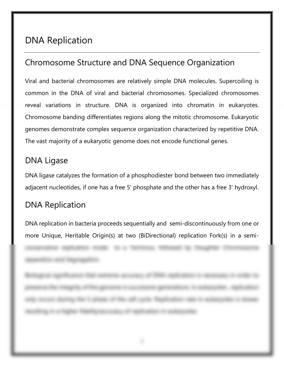 explain dna replication essay