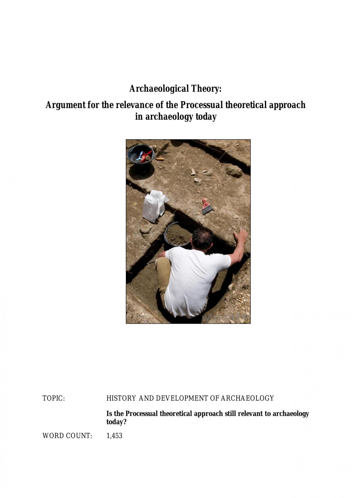 archaeology thesis topic ideas