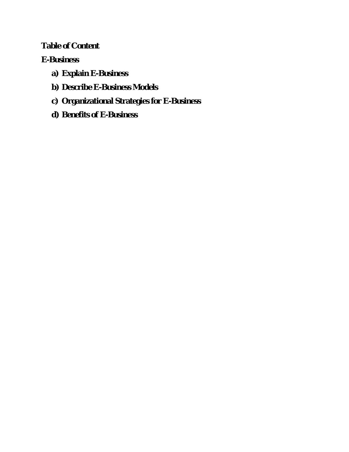 e business assignment pdf