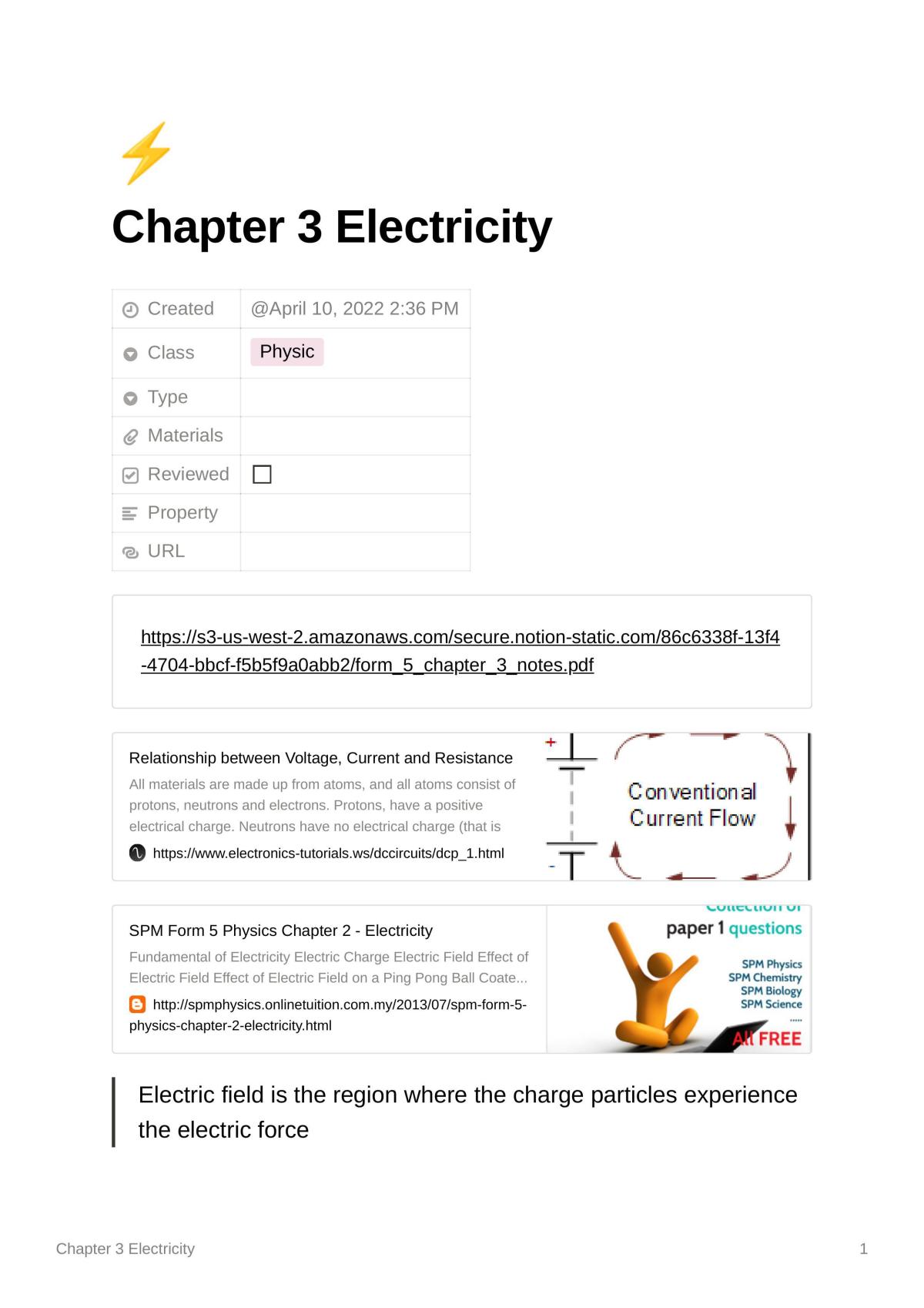 Physics Chapter 3  Physics  Form 5 SPM  Thinkswap