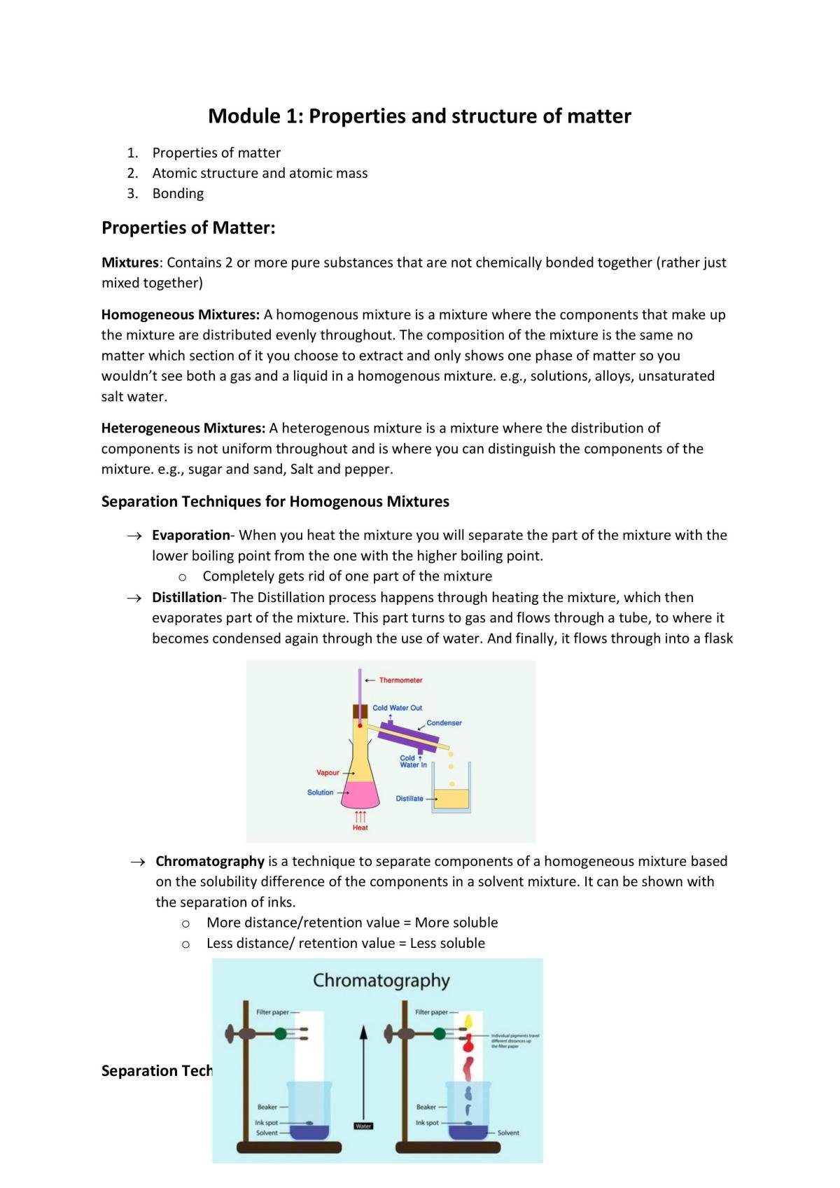 Chemistry Module 1  Chemistry  Year 11 HSC  Thinkswap