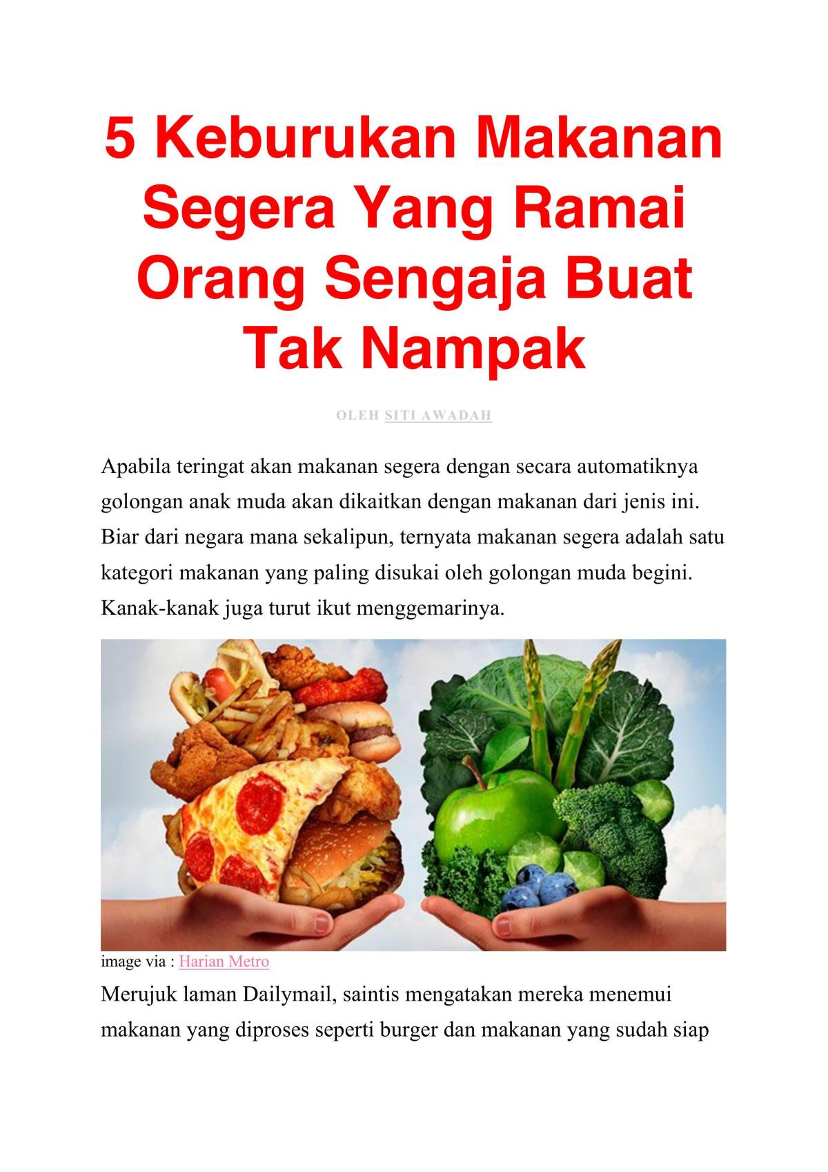 Keburukan Makanan Segera Gfpp2033 Diplomacy Uum Thinkswap