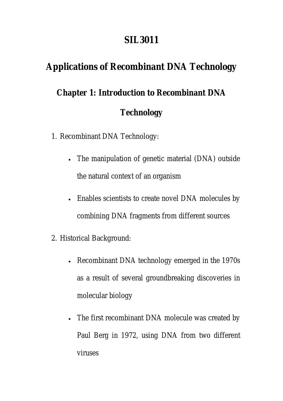 dna technology research papers