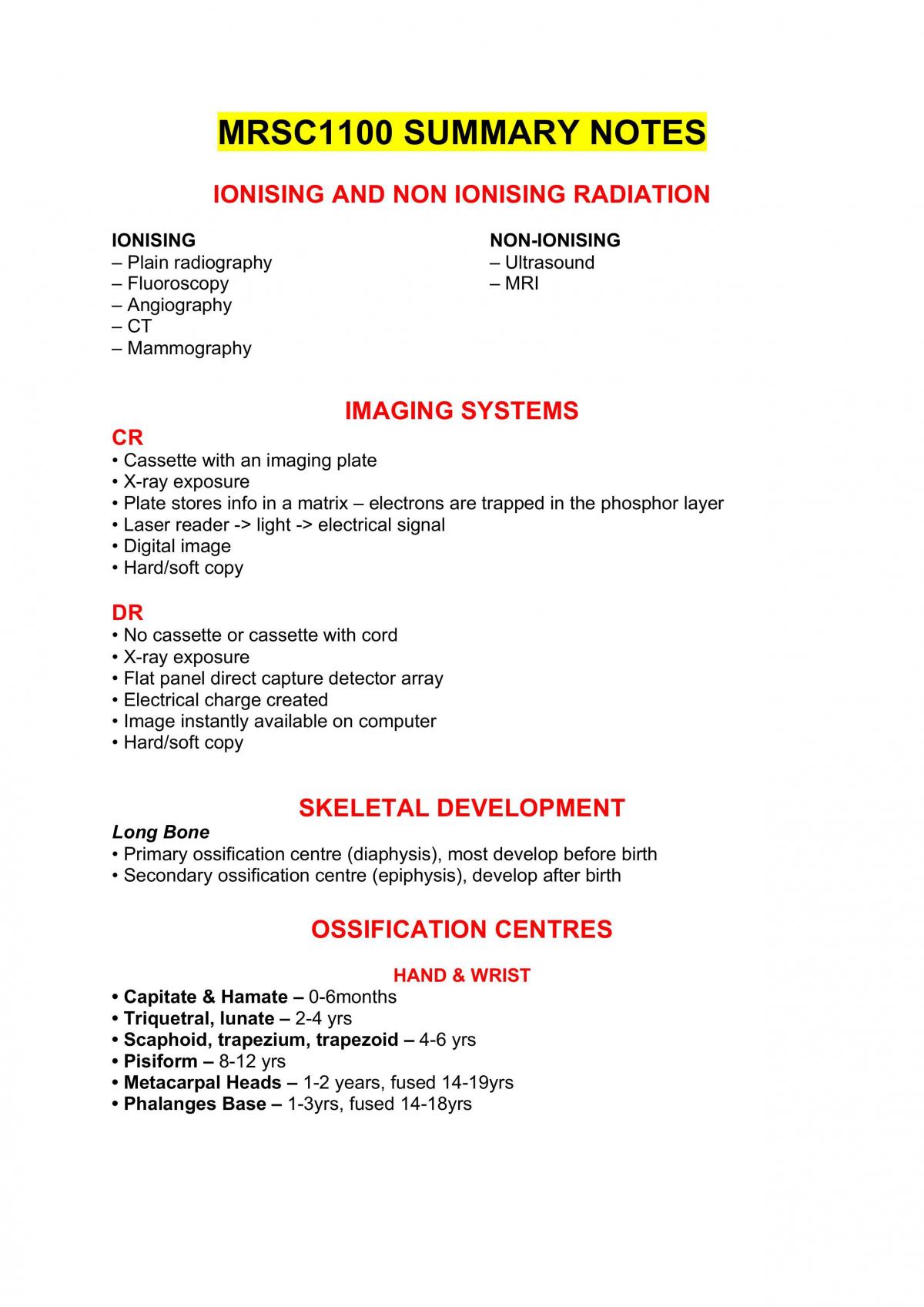 dissertation ideas for diagnostic radiography