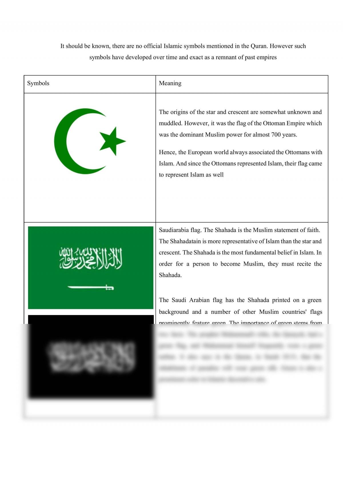 muslim symbol green