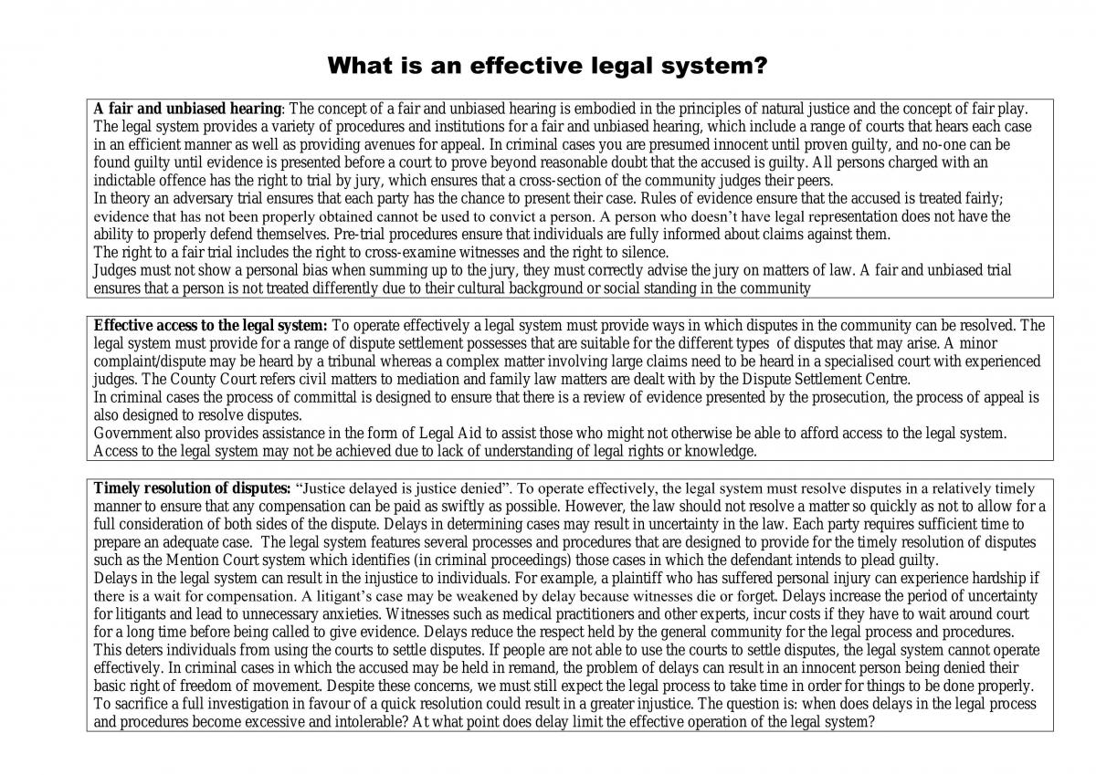 vce legal pdf
