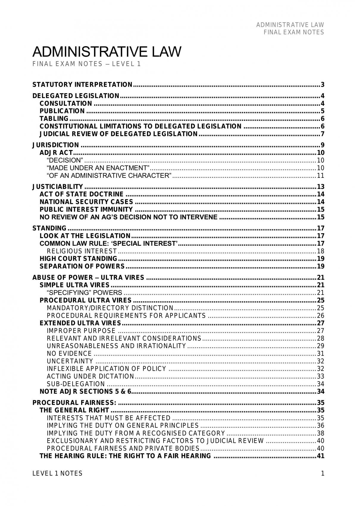 administrative law assignment