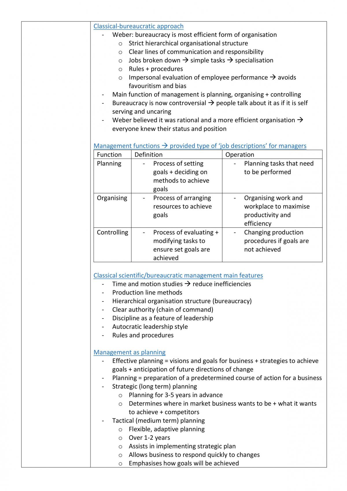 Preliminary Business Study Notes | Business Studies - Year 11 HSC ...