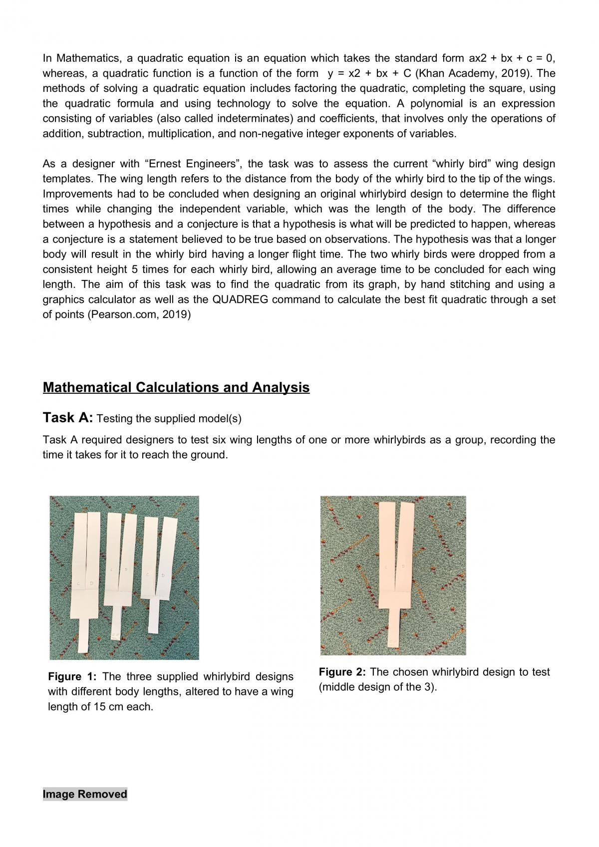 whirlybird experiment lab report