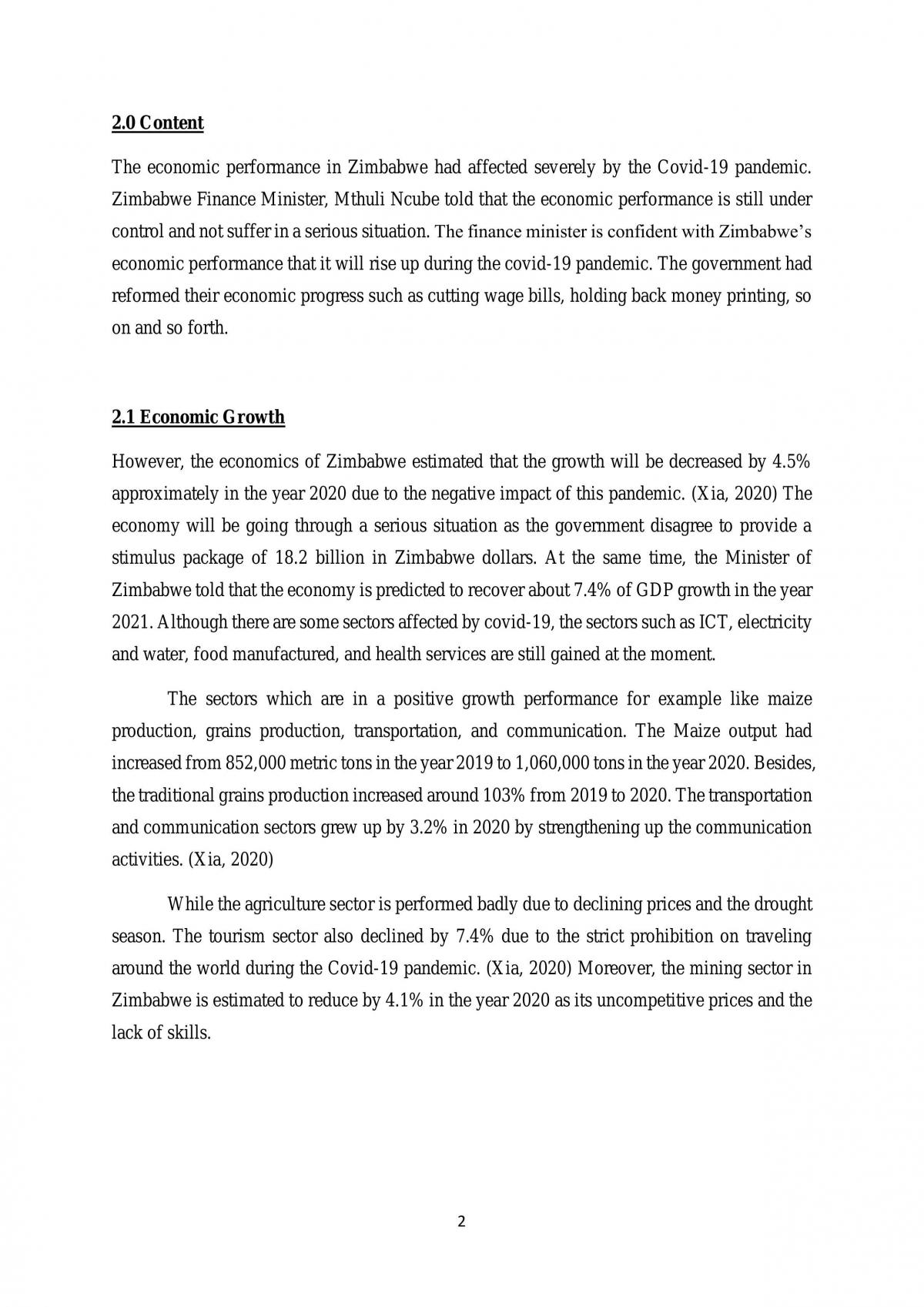 macroeconomics assignment sample