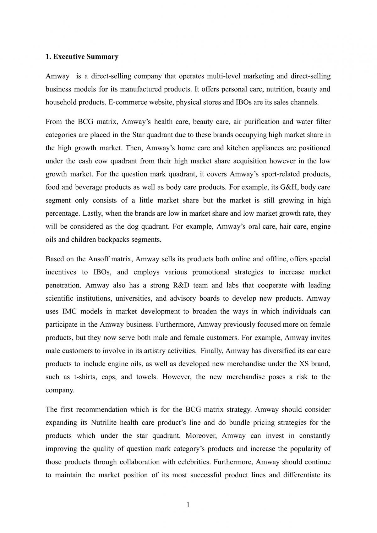 essay about direct selling