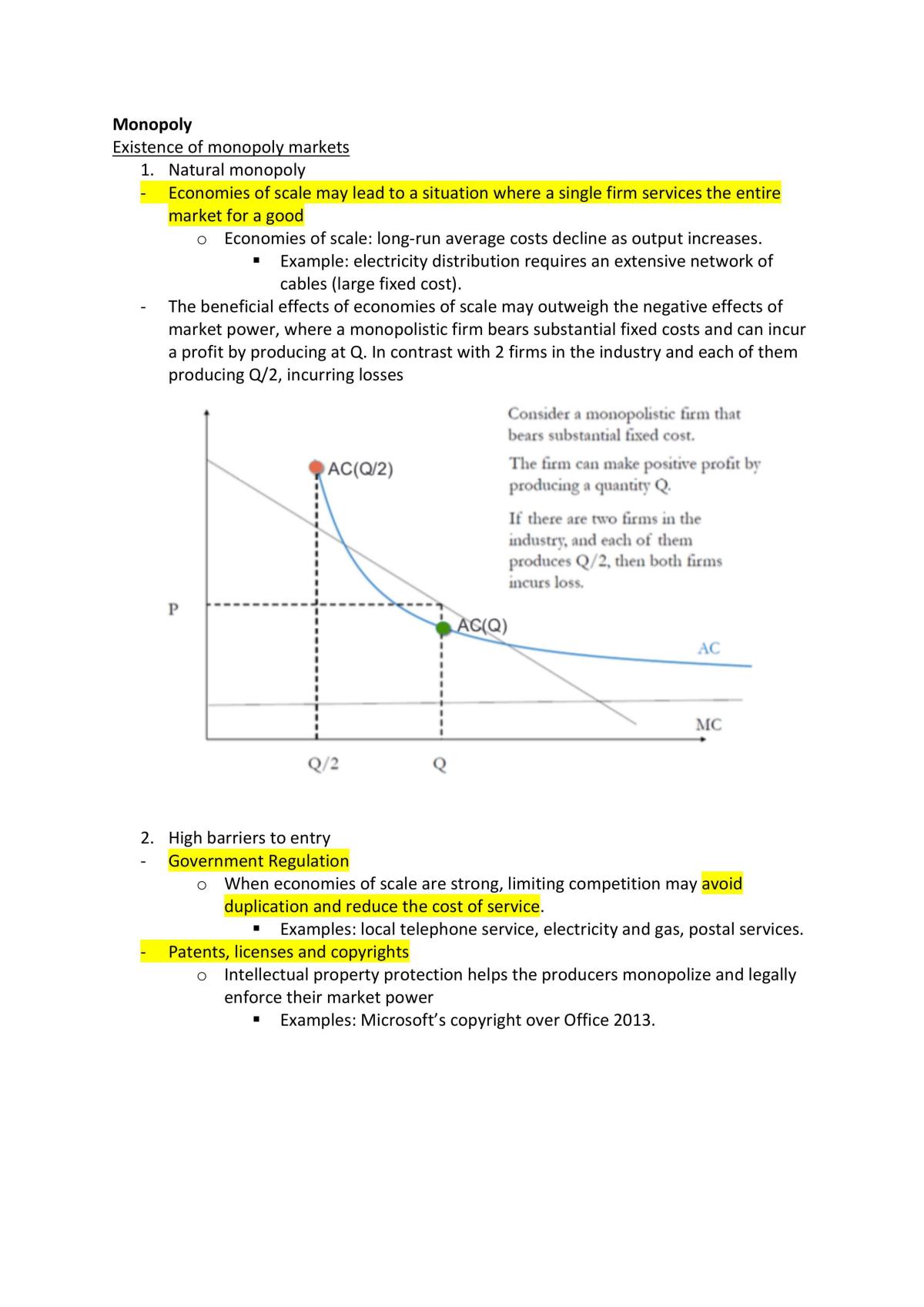 BSP1703 Study Notes | BSP1703 - Managerial Economics - NUS | Thinkswap