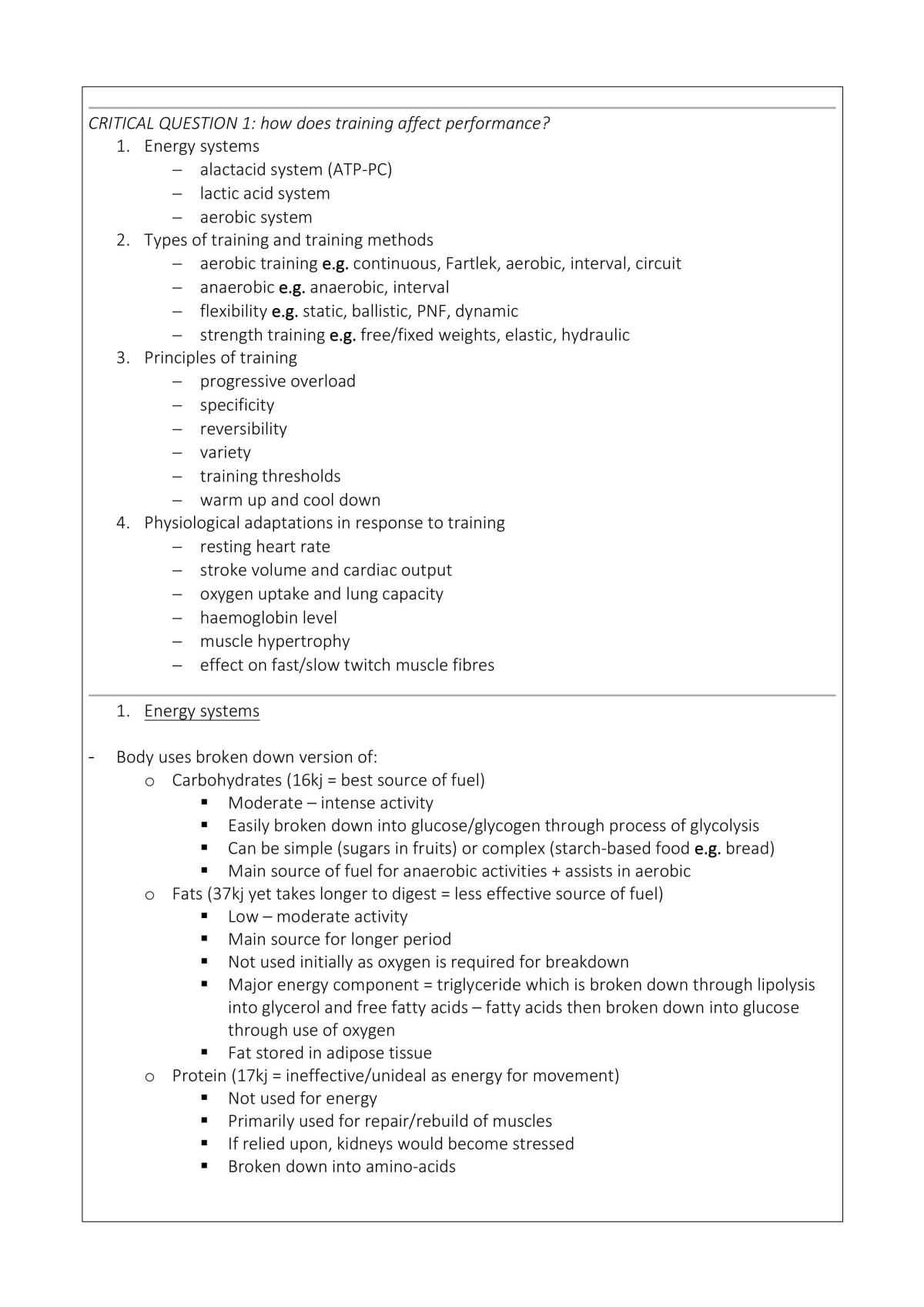 Core 2 and Sports Med | Personal Development, Health and Physical ...