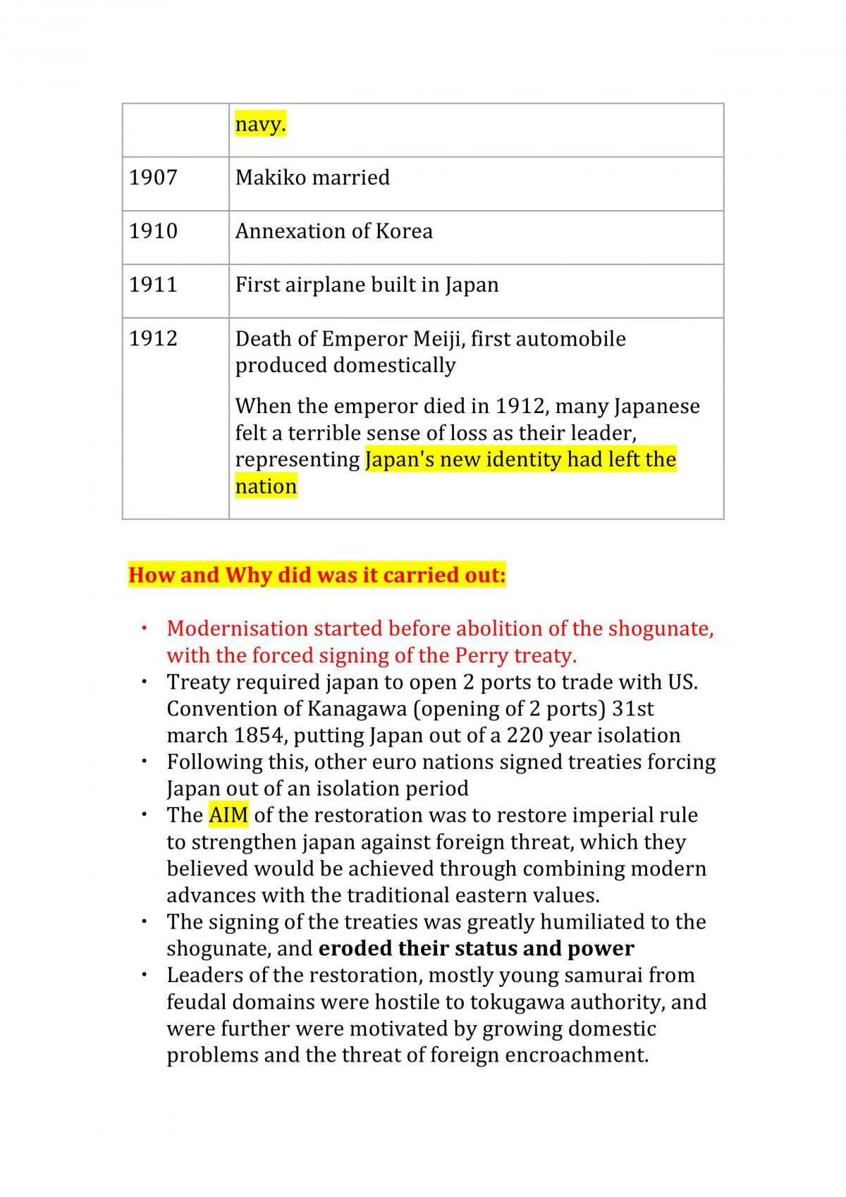 Modern History Prelim Notes Modern History Year 11 Hsc Thinkswap