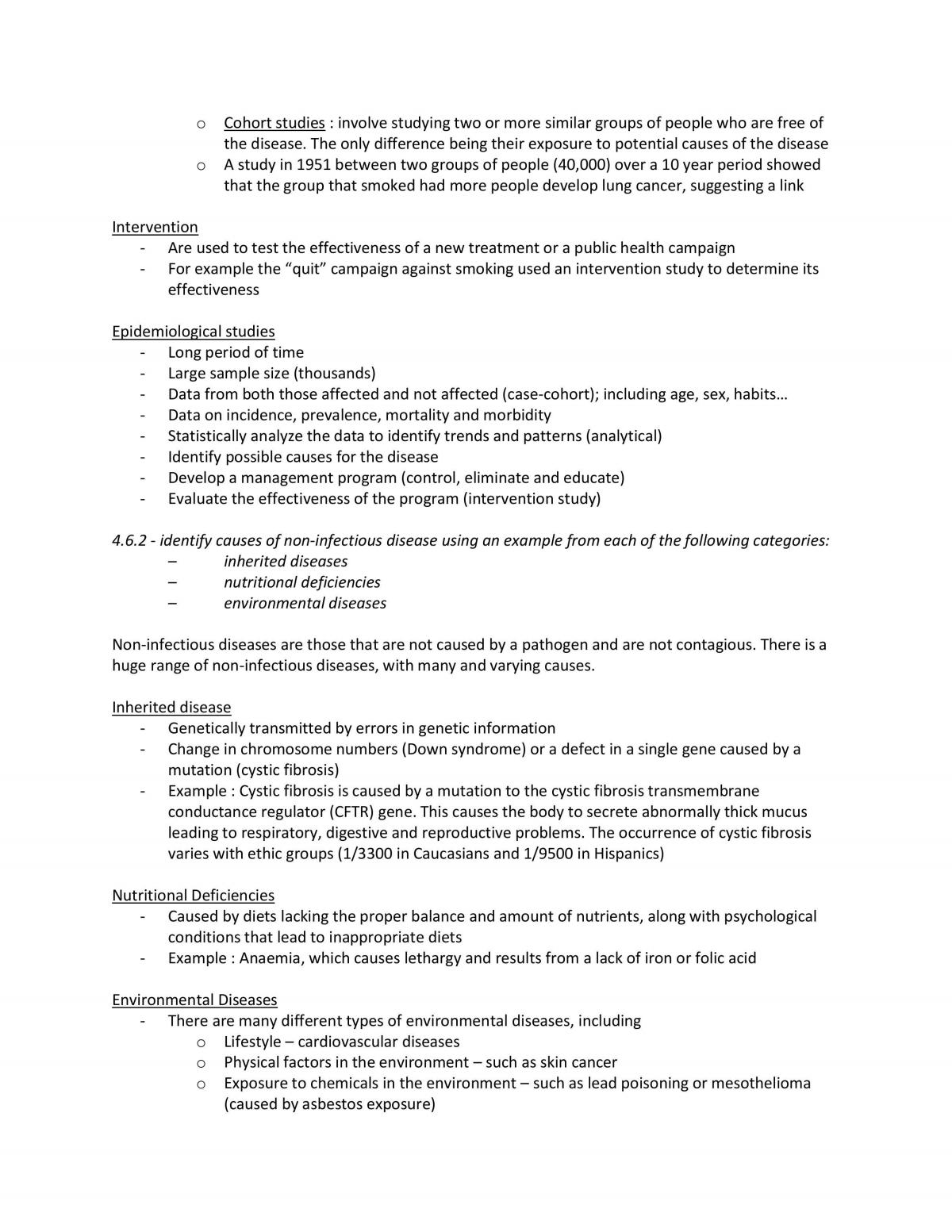 Complete HSC Biology Notes | Biology - Year 12 HSC | Thinkswap