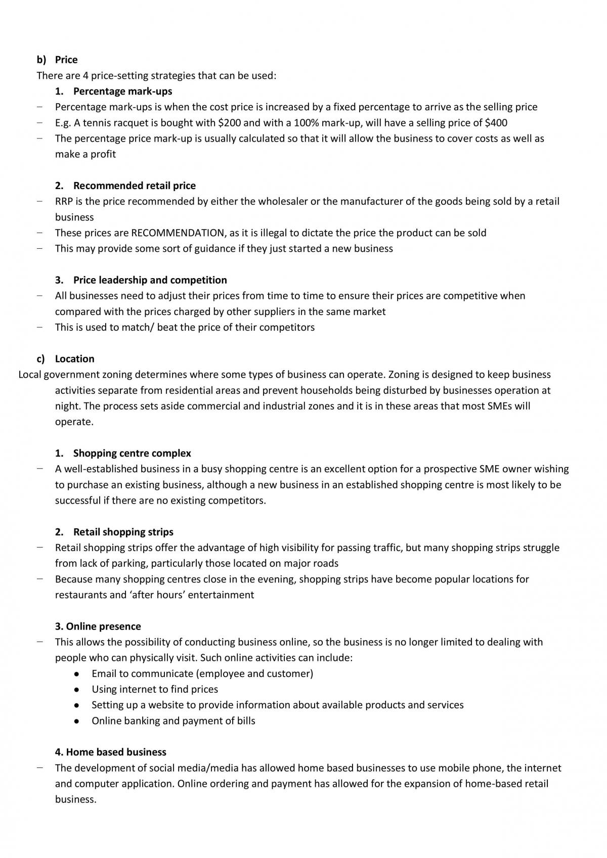 Completed Year 11 Prelim Notes for Business Studies | Business Studies ...