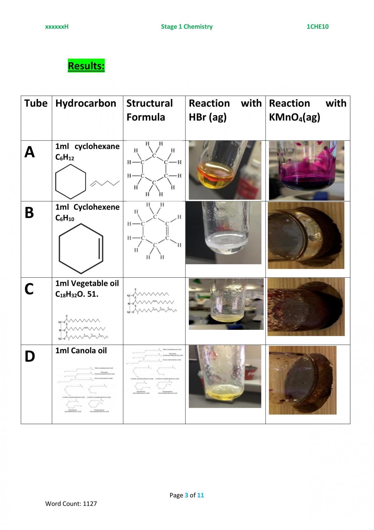 chemistry 6.3 assignment hydrocarbons